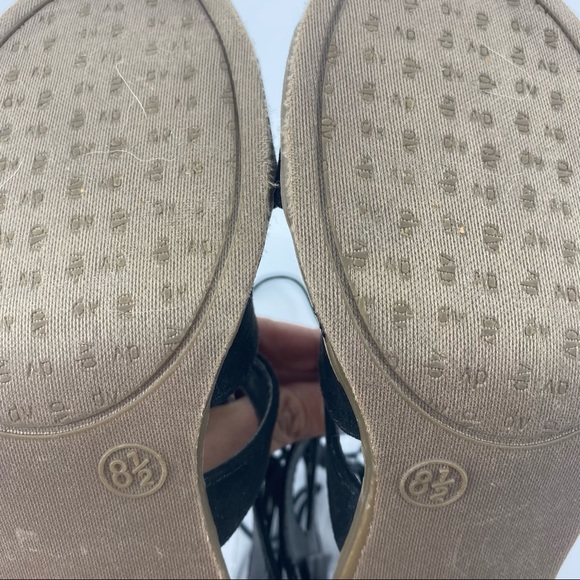 DV by Dolce Vita | Black Suede Lace Up Sandals - Picture 8 of 12